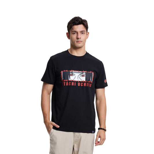 Polera Naruto Itachi Uchiha Negro