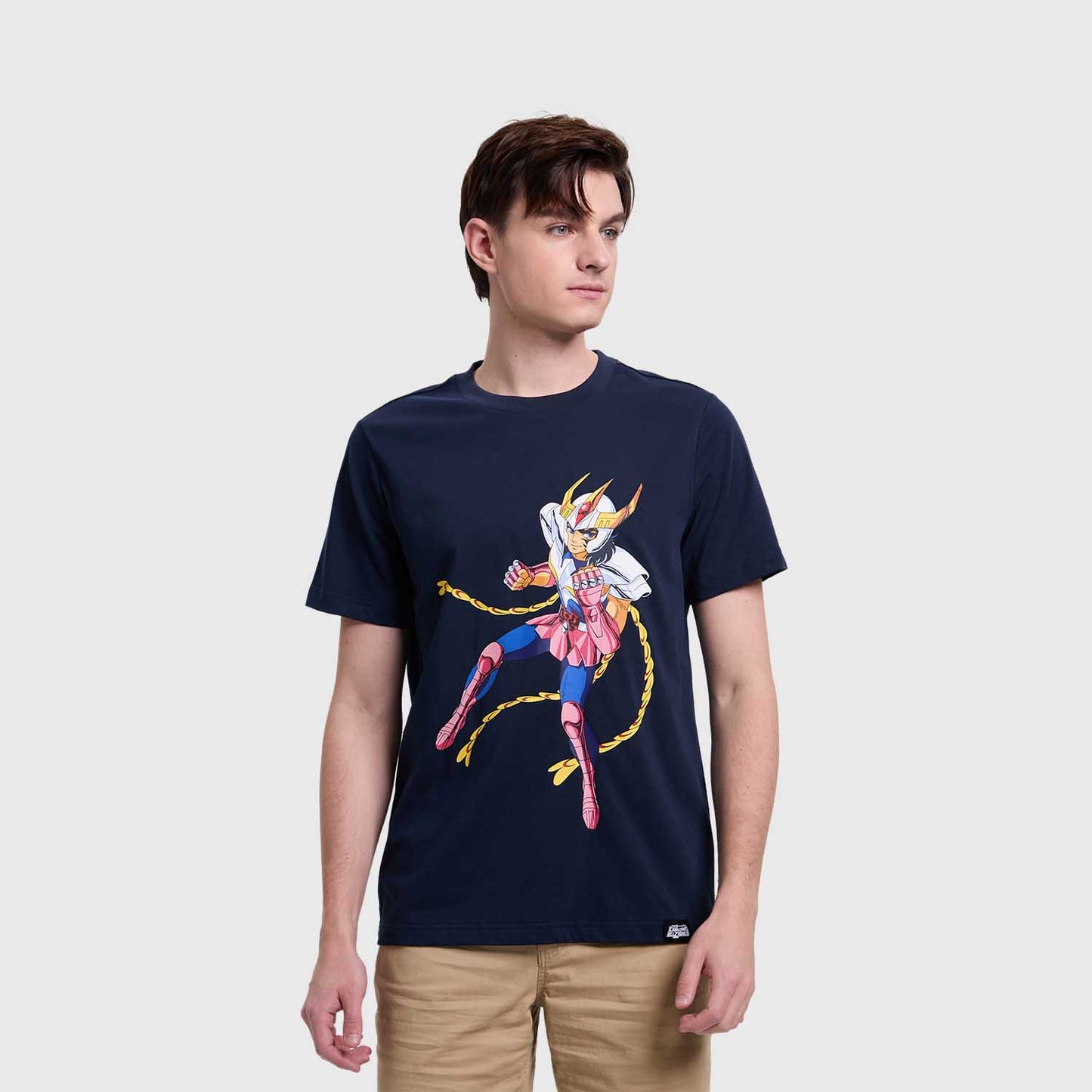 Polera Caballeros Del Zodiaco Azul Marino