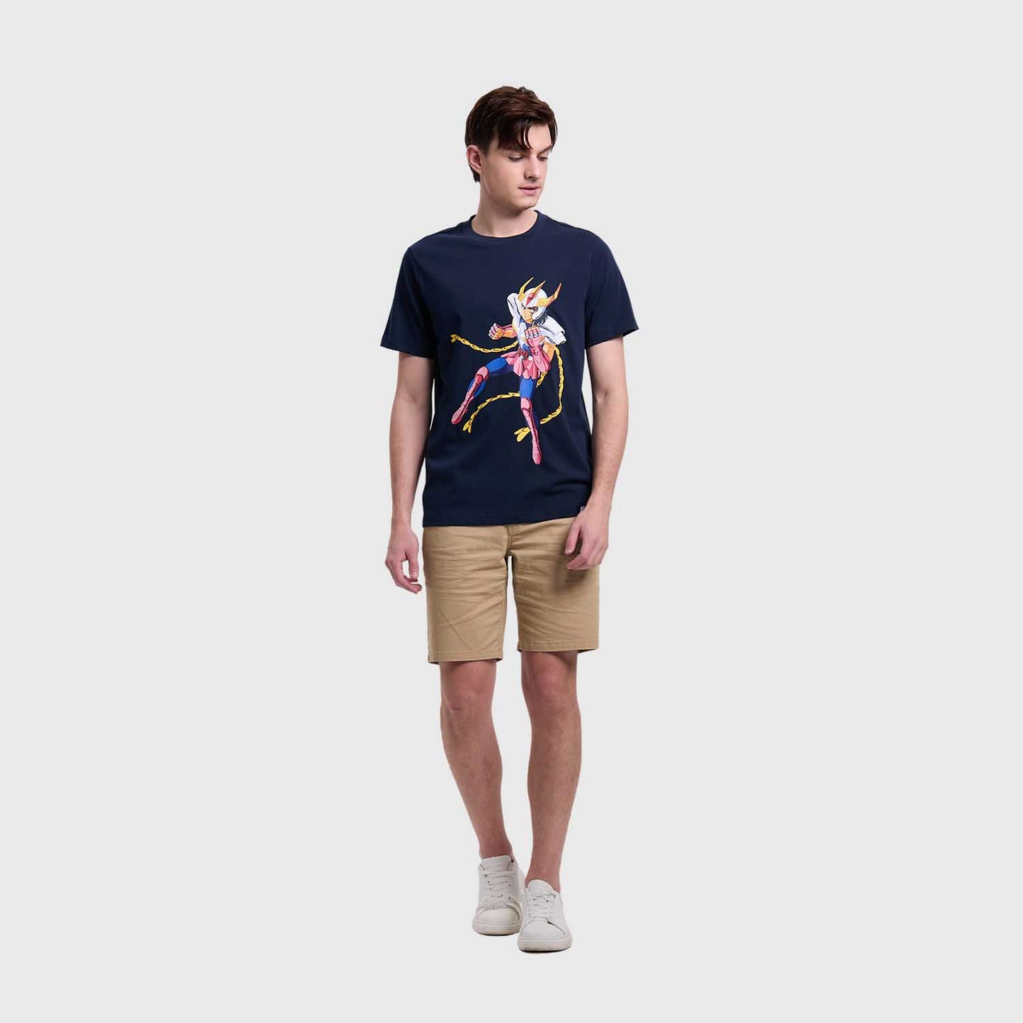 Polera Caballeros Del Zodiaco Azul Marino