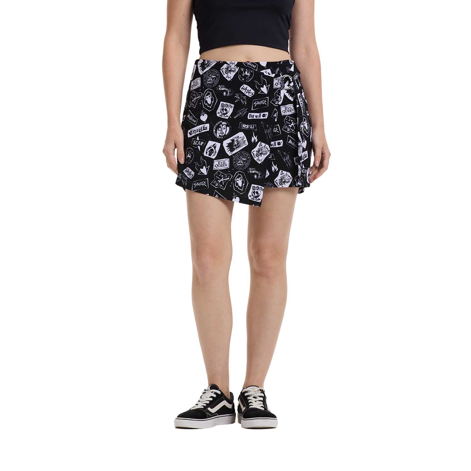 Falda Villanas Negro