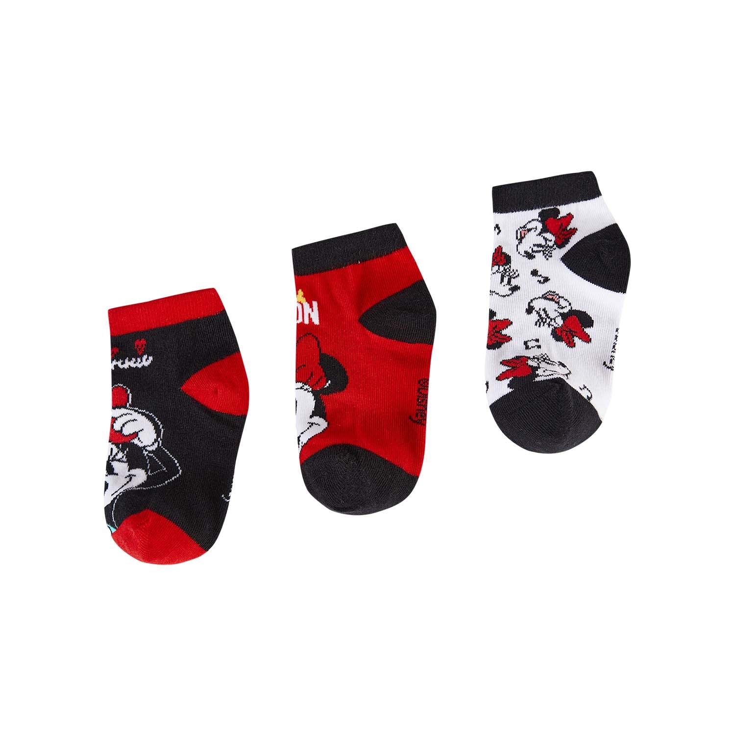 Calcetín Tripack Minnie Mouse