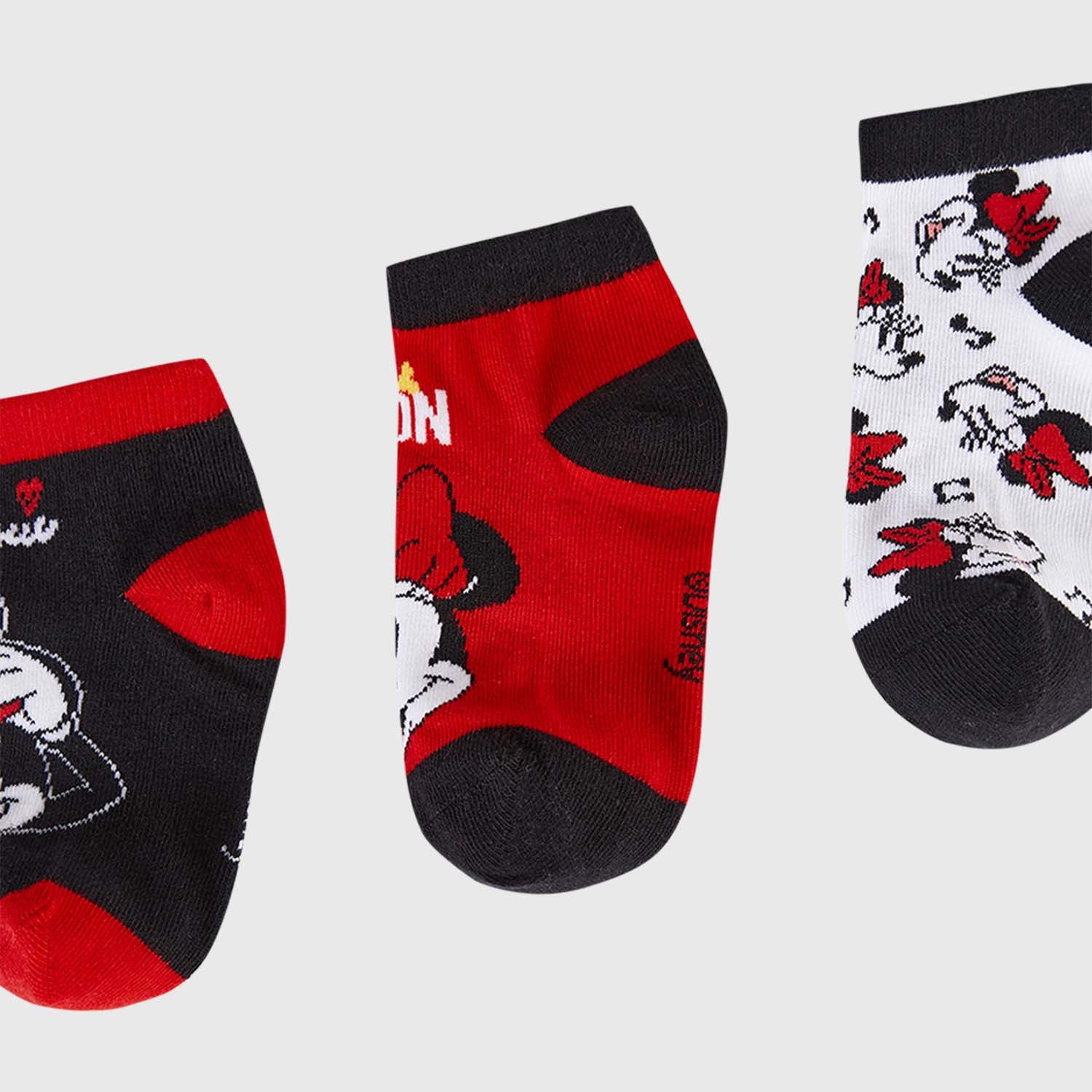 Calcetín Tripack Minnie Mouse