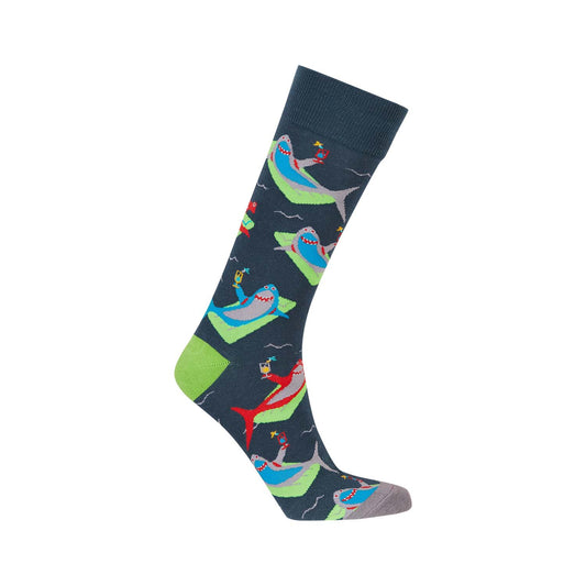 Calcetín De Vestir Gris