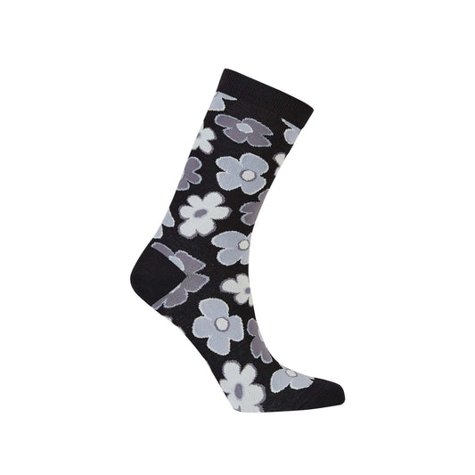 Calcetín De Vestir Gris / Negro