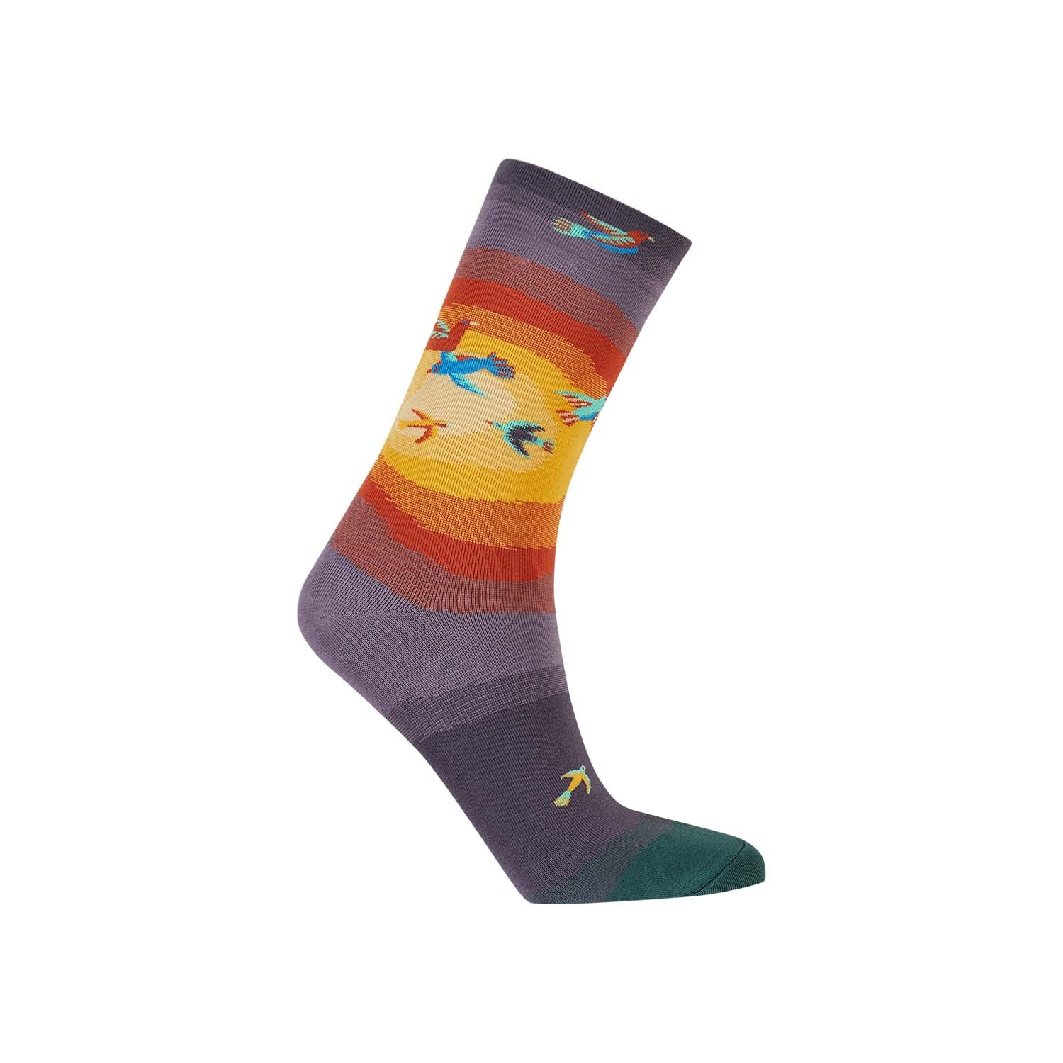 Calcetín De Vestir Morado