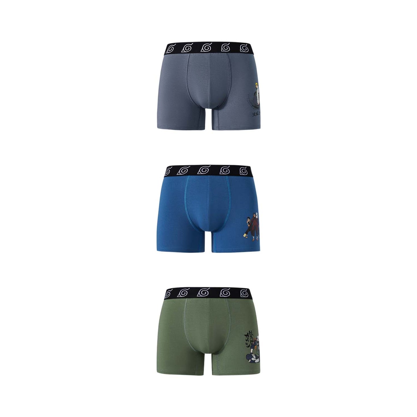 Boxer Hombre Naruto Azul