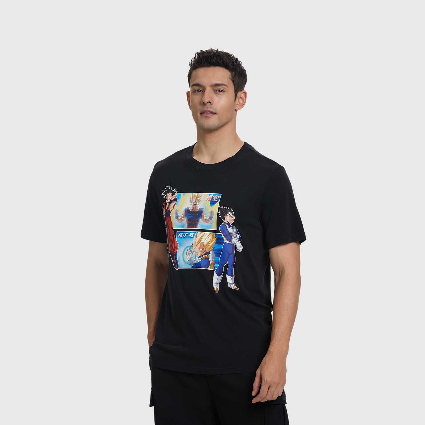 Polera Hombre Dragon Ball Negro Iv