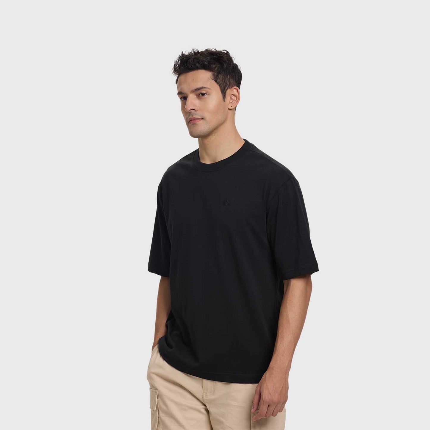 Polera Lisa Oversize Negro