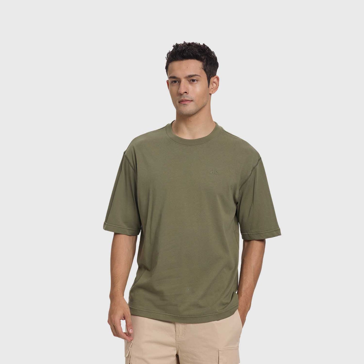 Polera Lisa Oversize Verde