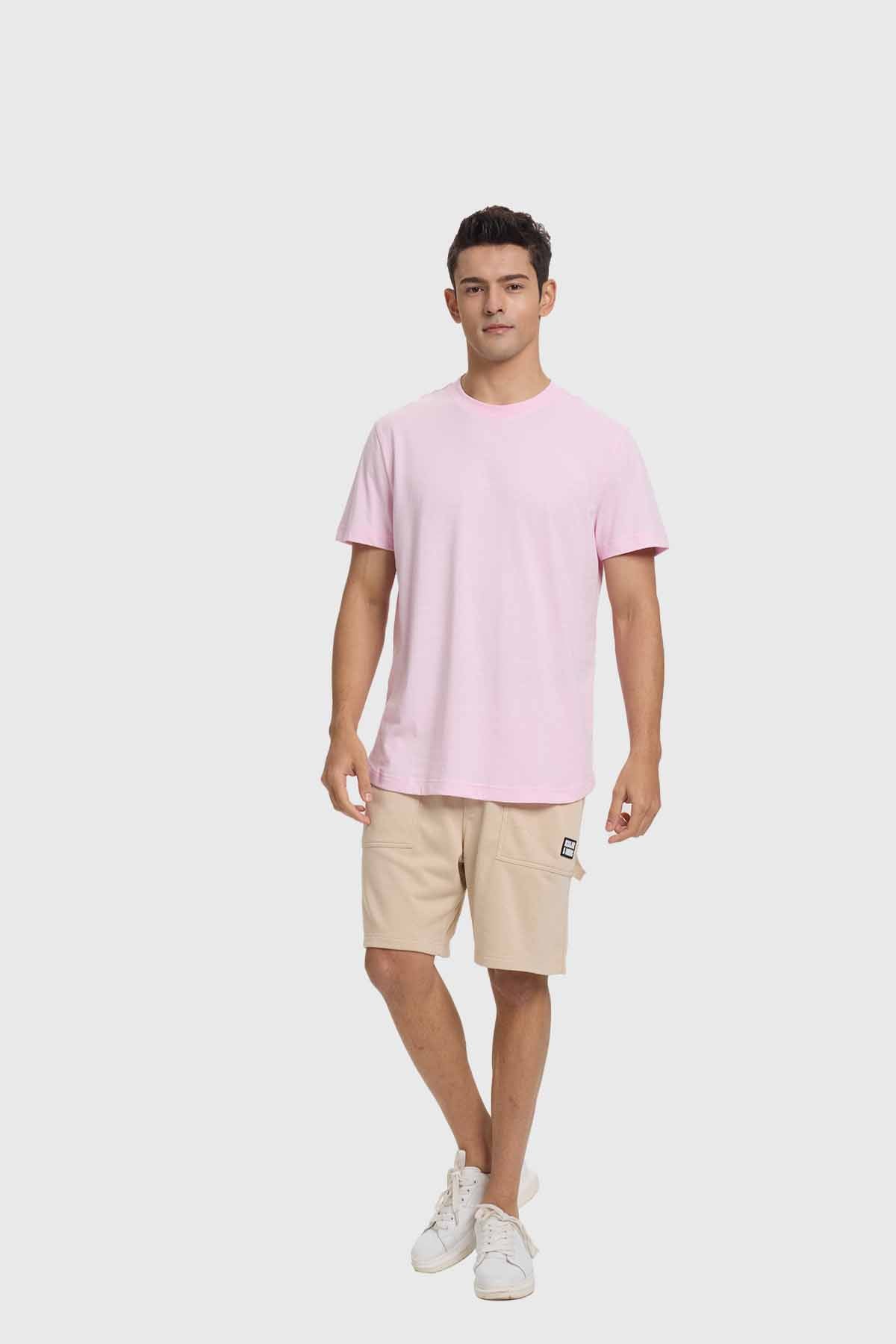 Polera Lisa Oversize Rosado