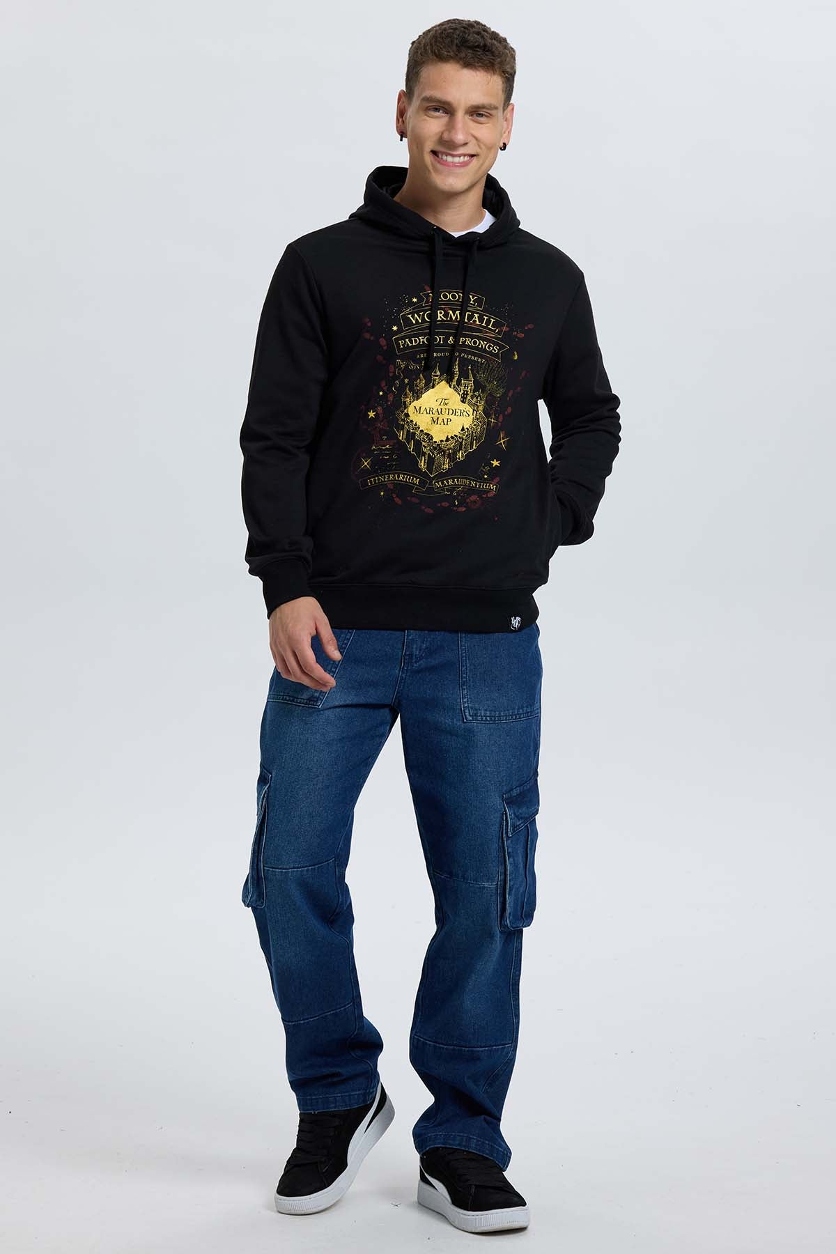 Polerón Harry Potter Marauder's Map Negro