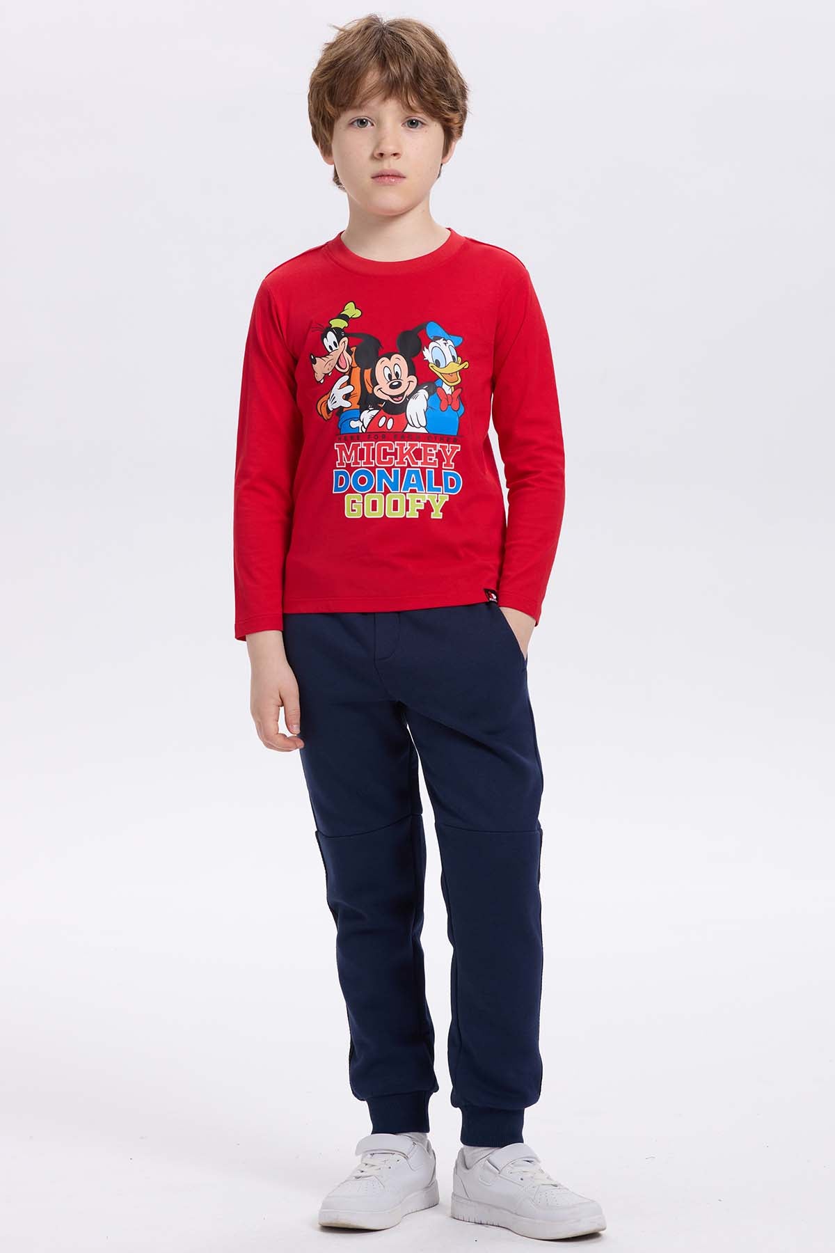 Polera Mickey Y Sus Amigos Roja