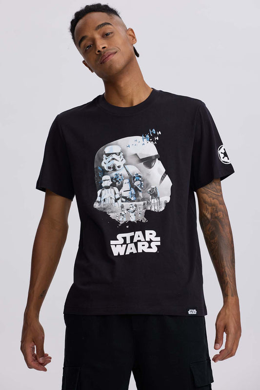 Polera Star Wars Stormtrooper Gris Marengo