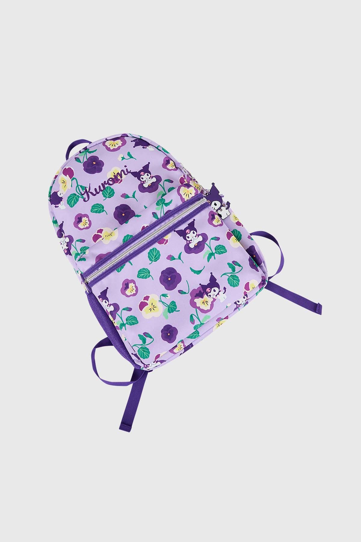 Mochila Kuromi Romántica Lila