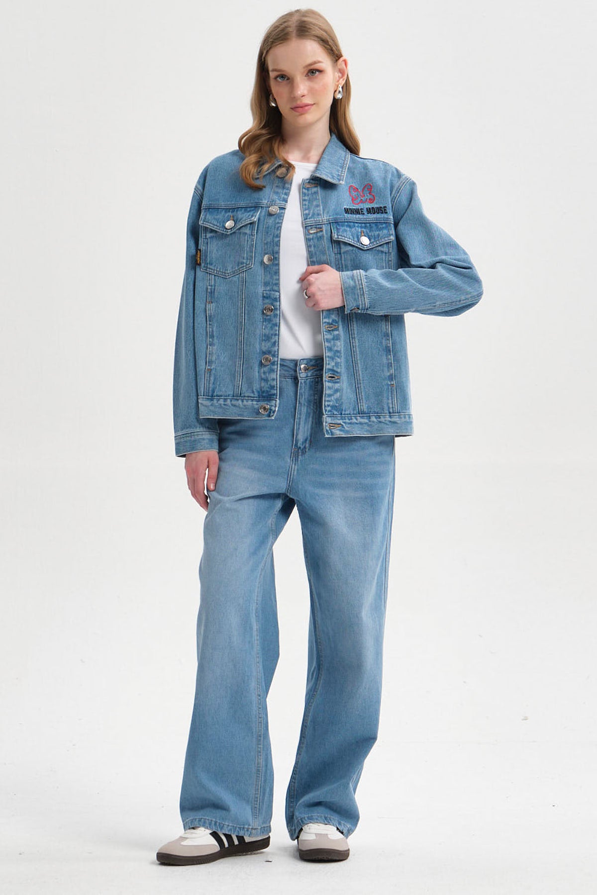 Chaqueta Minnie Mouse Azul Denim