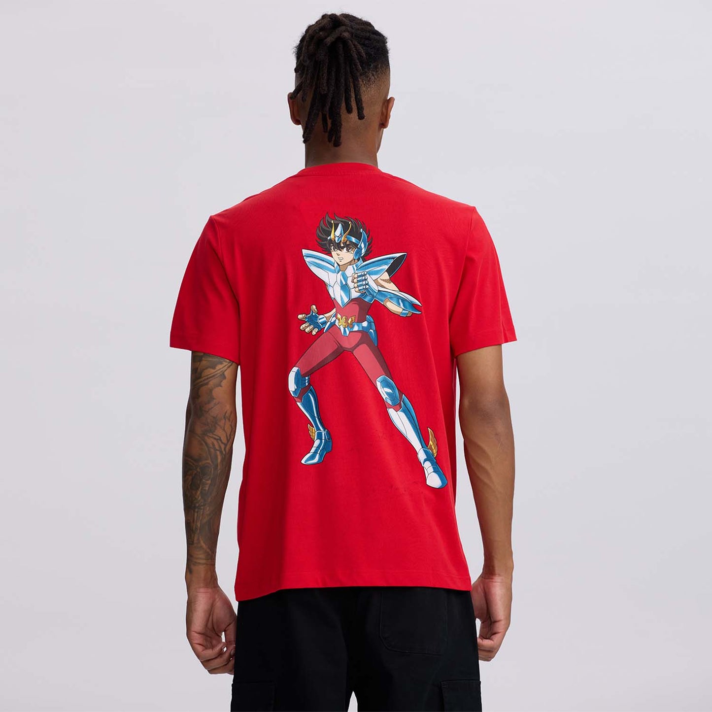 Polera Hombre Caballeros Del Zodiaco - Seiya Rojo