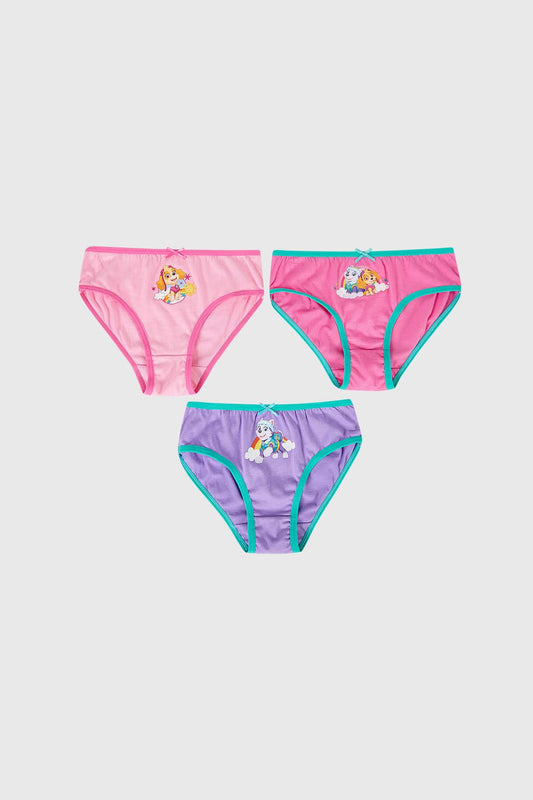 Calzón Tripack Paw Patrol Lila