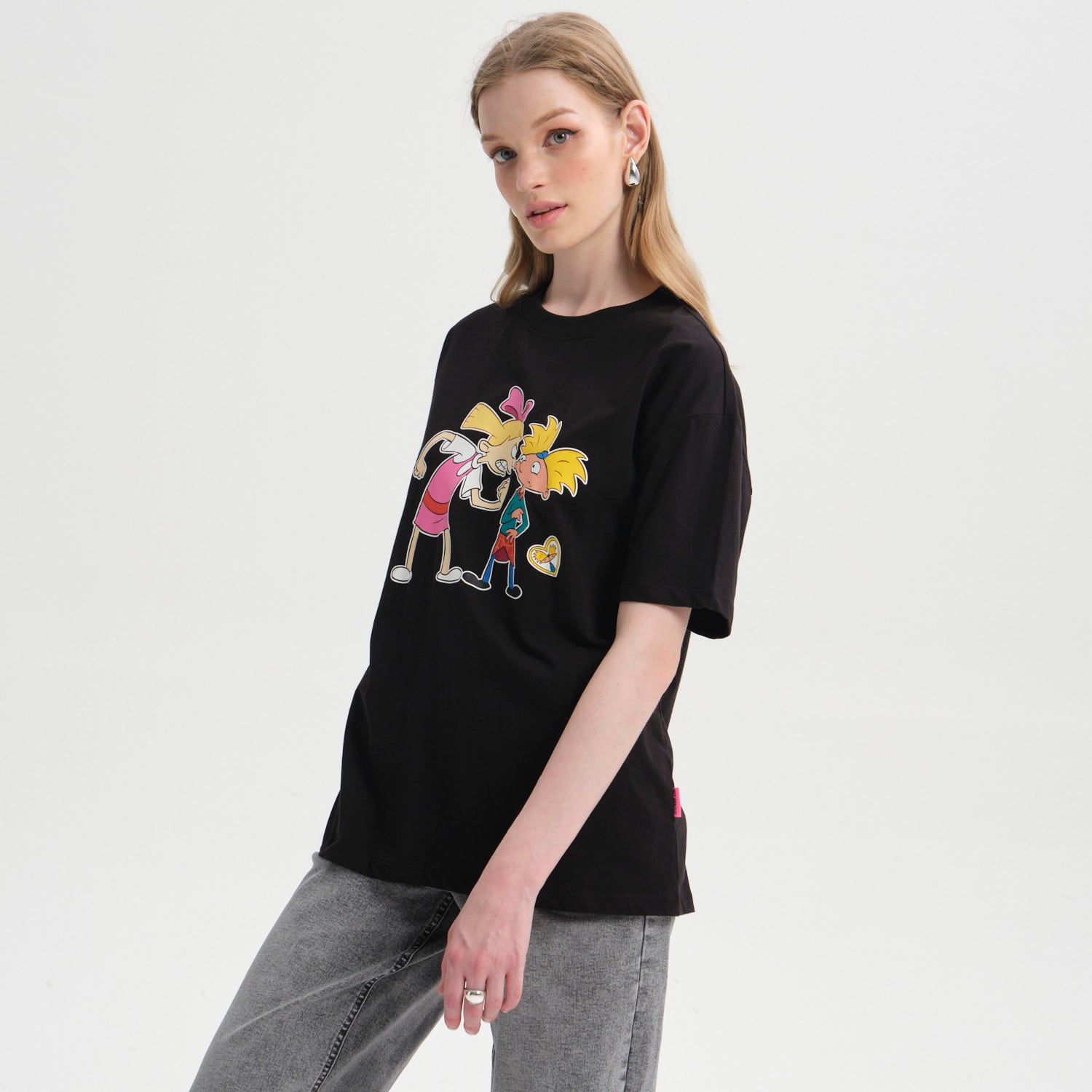 Polera Hey Arnold Negro