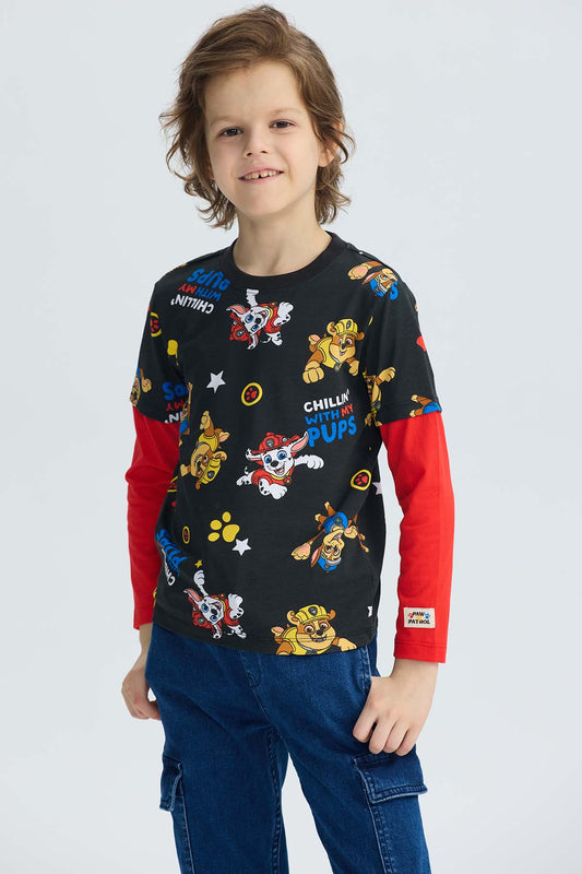 Polera Paw Patrol Negro