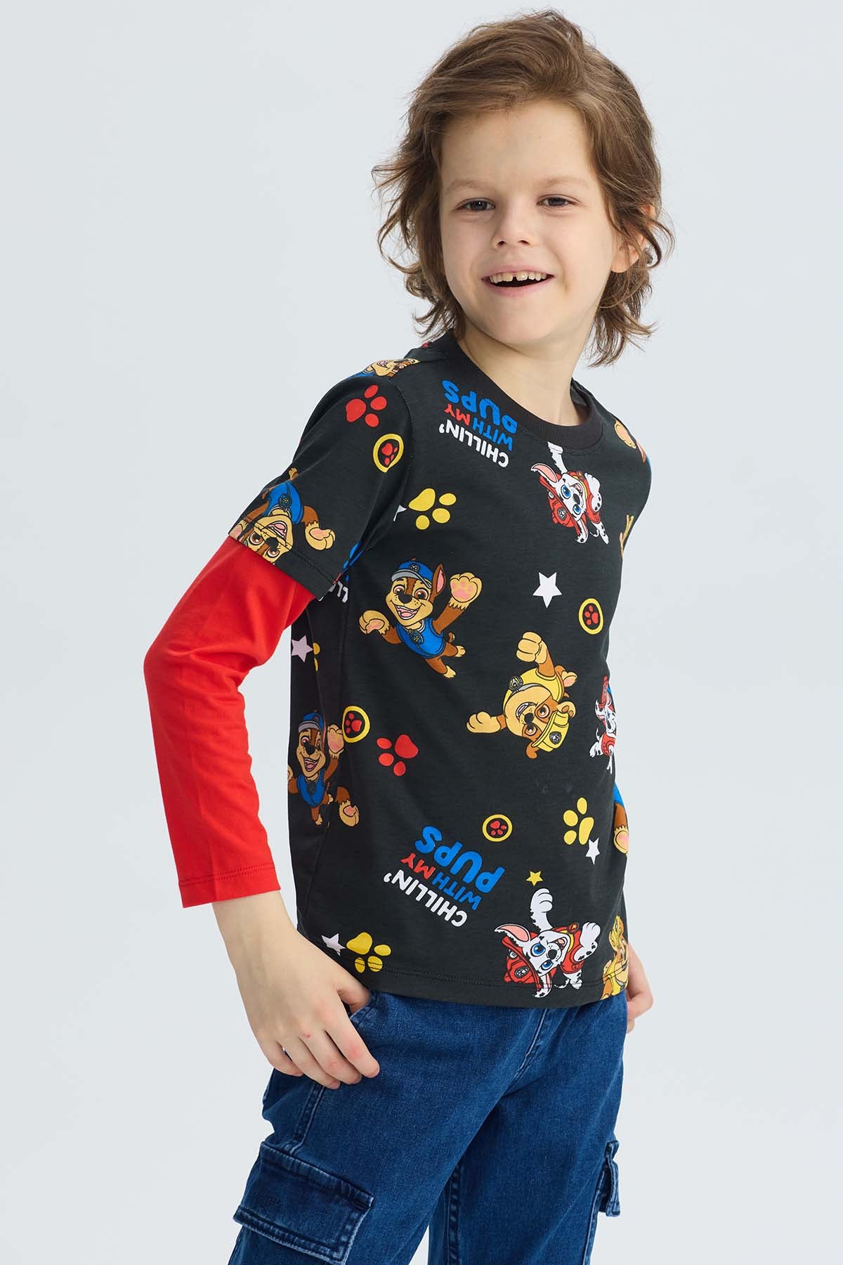 Polera Paw Patrol Negro