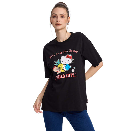 Polera Hello Kitty Negro