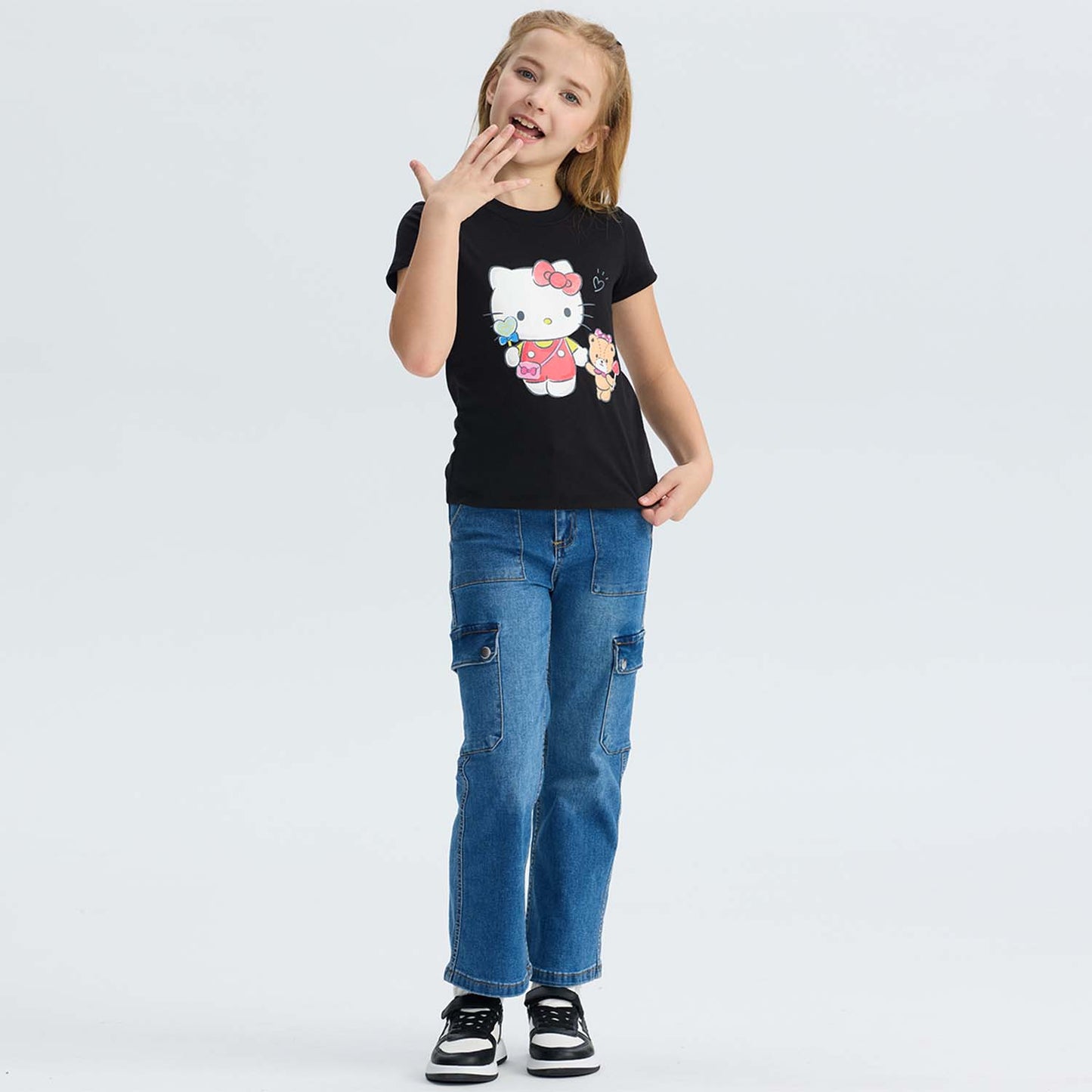 Polera Hello Kitty Negro