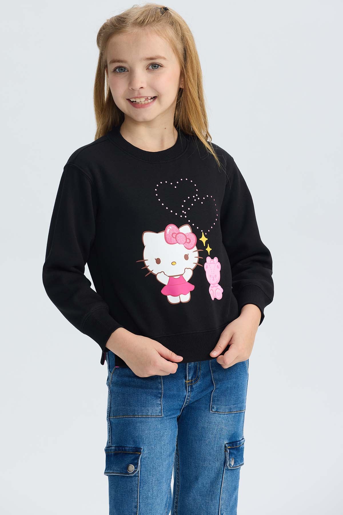 Polerón Hello Kitty Negro
