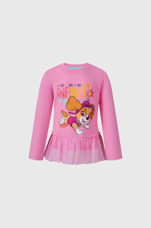 Polera Paw Patrol Skye Rosada