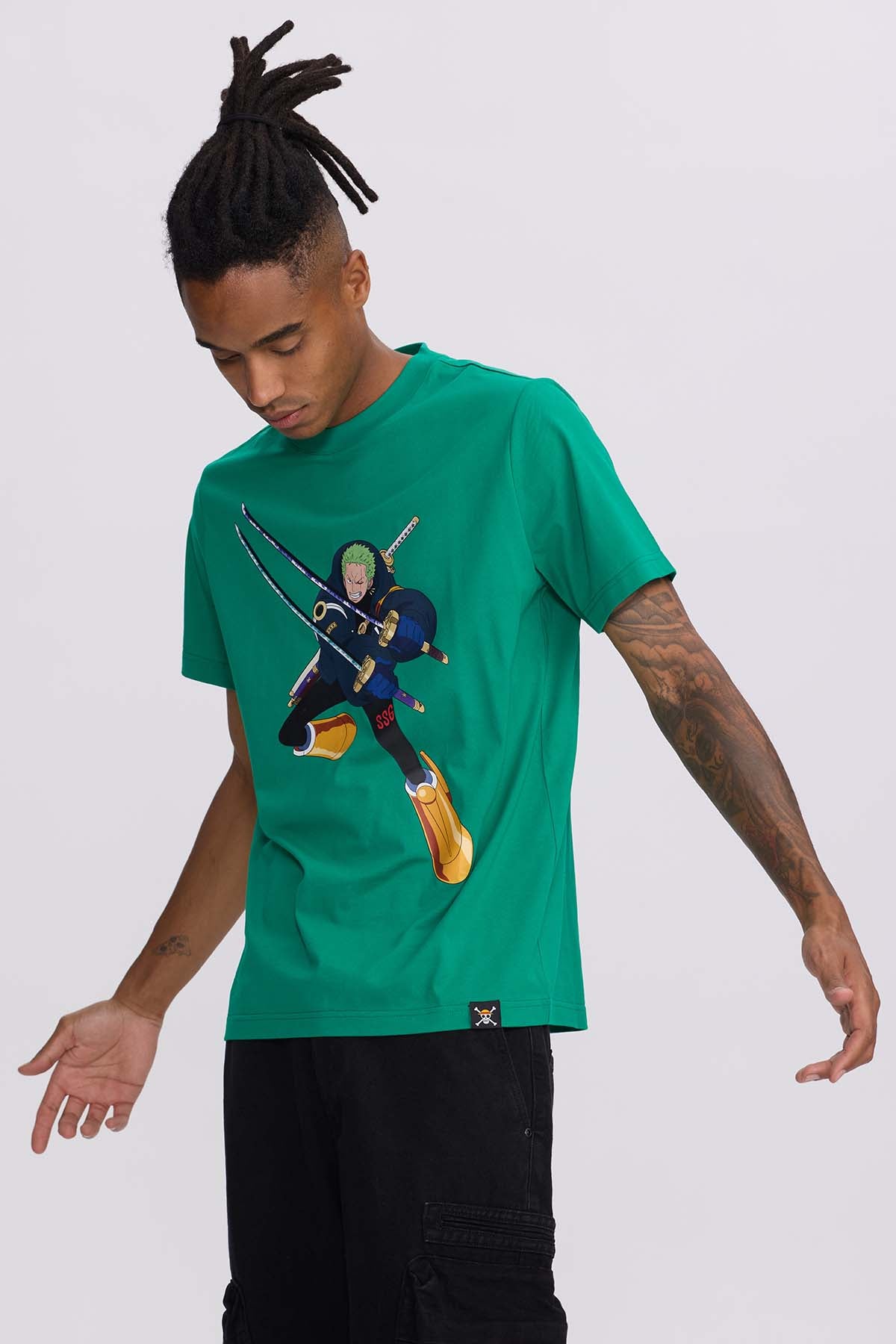 Polera One Piece Zoro Verde
