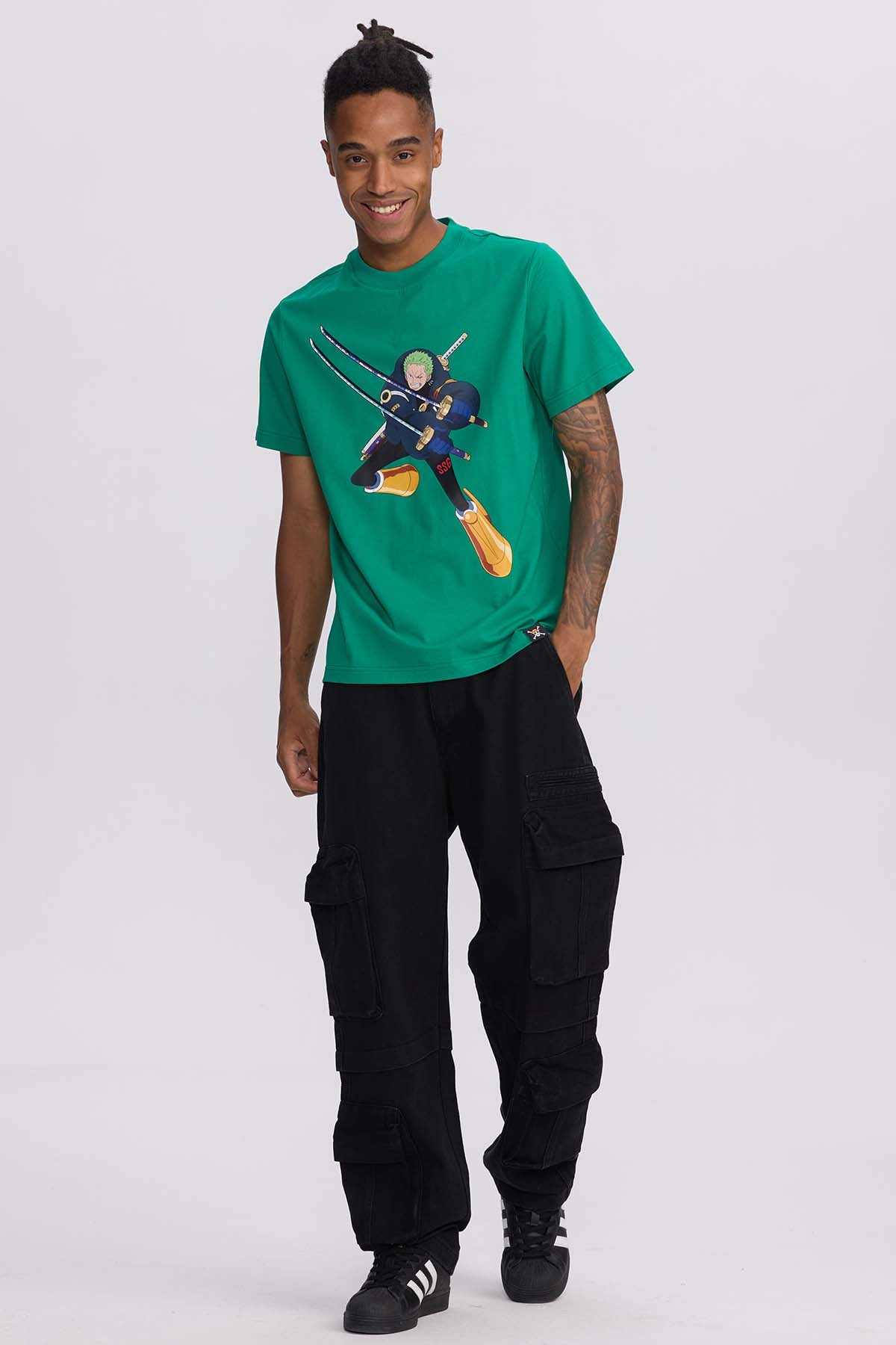 Polera One Piece Zoro Verde
