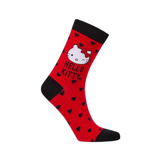 Calcetín Hello Kitty Rojo