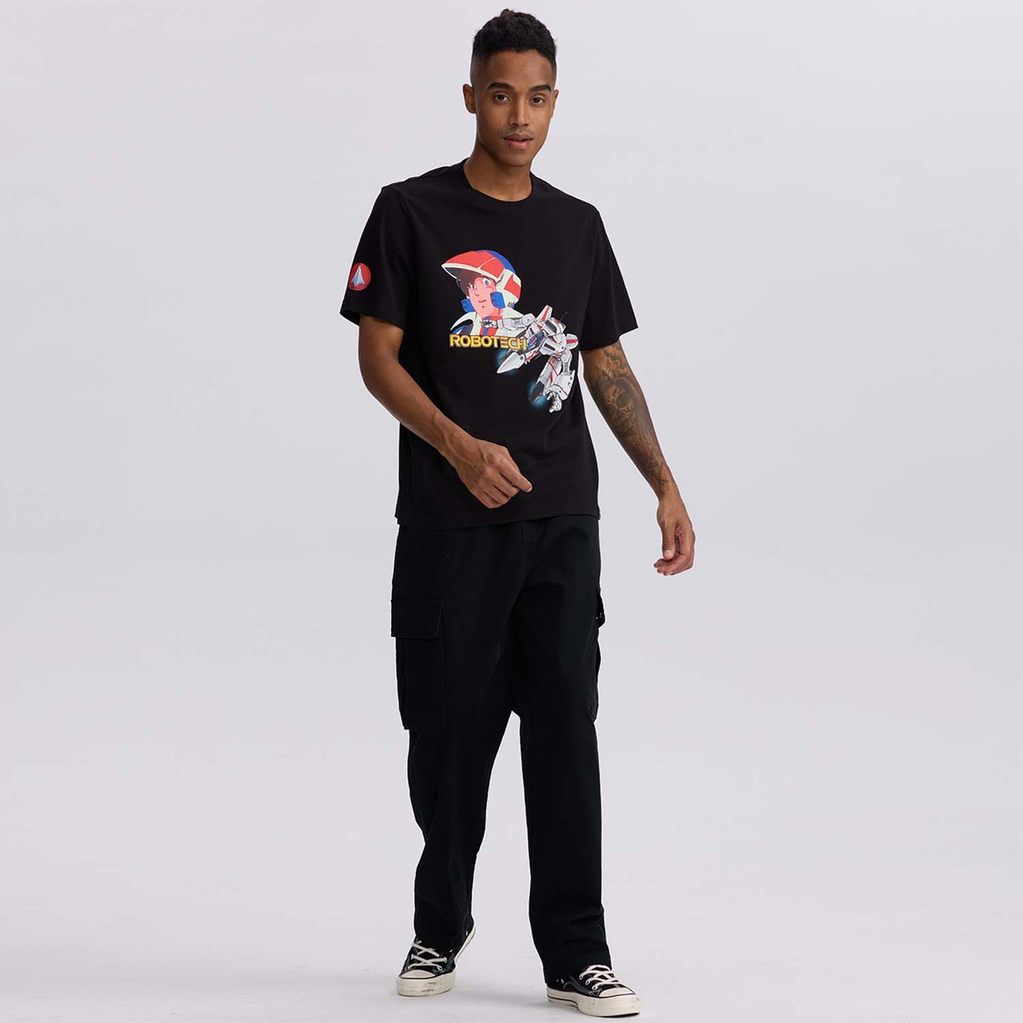Polera Robotech Negro