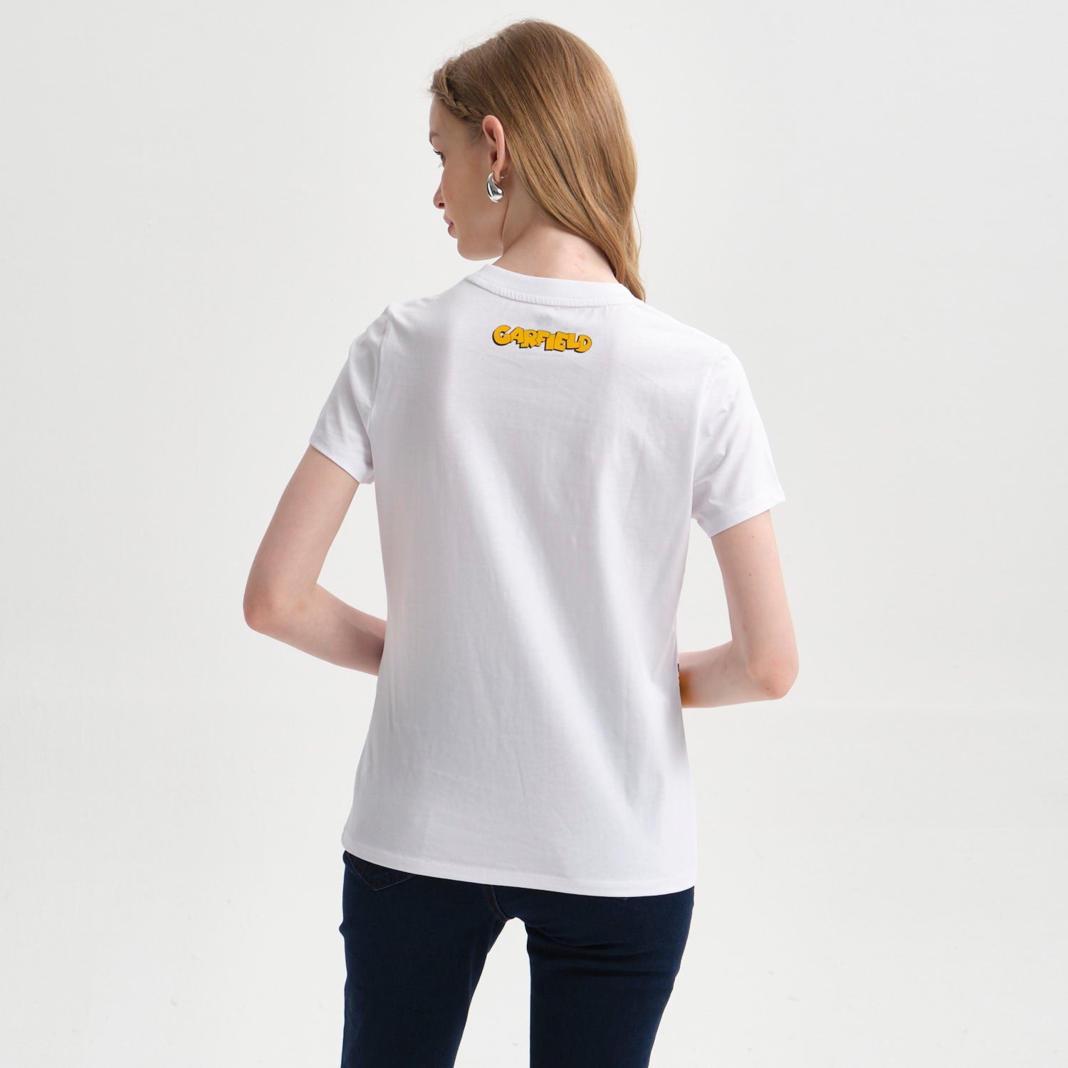 Polera Garfield Blanco