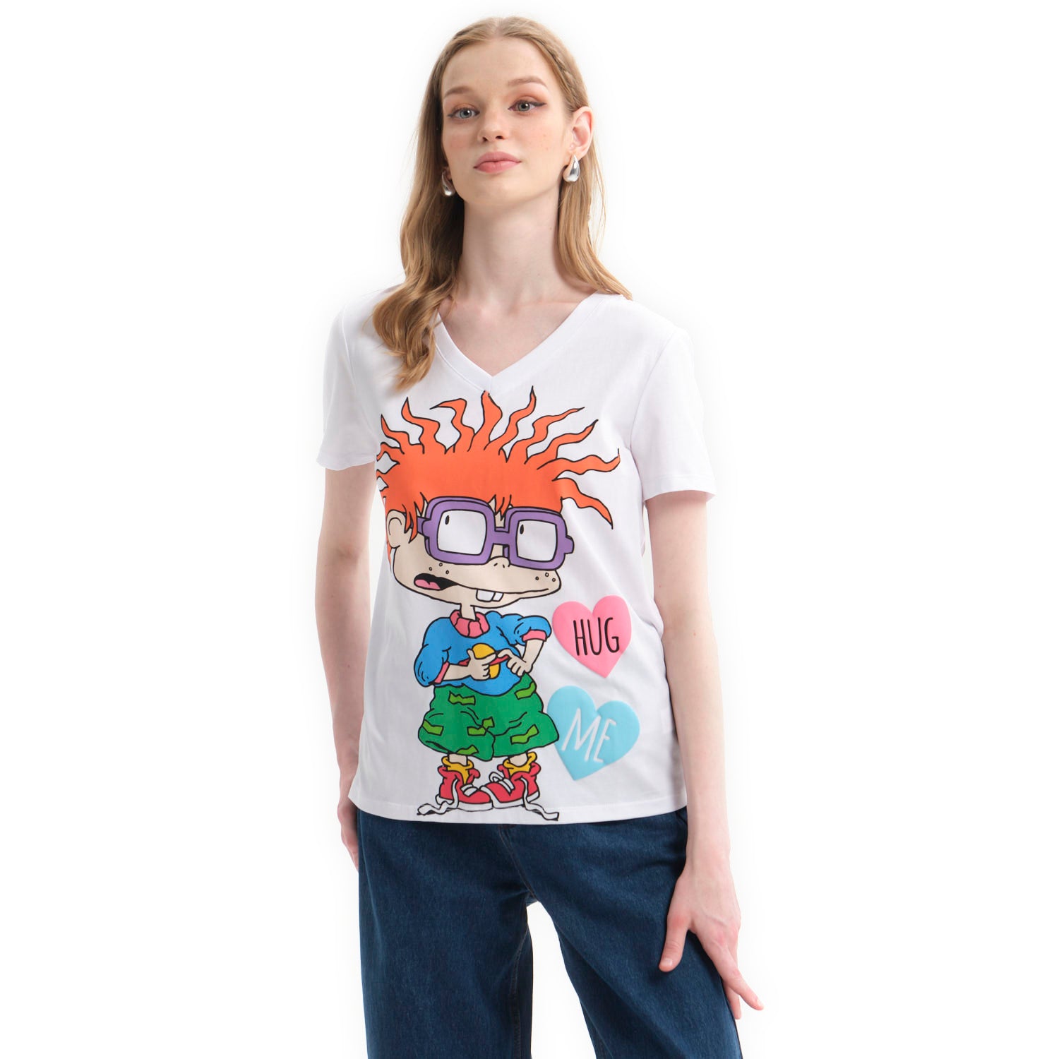 Polera Rugrats Carlitos Blanco