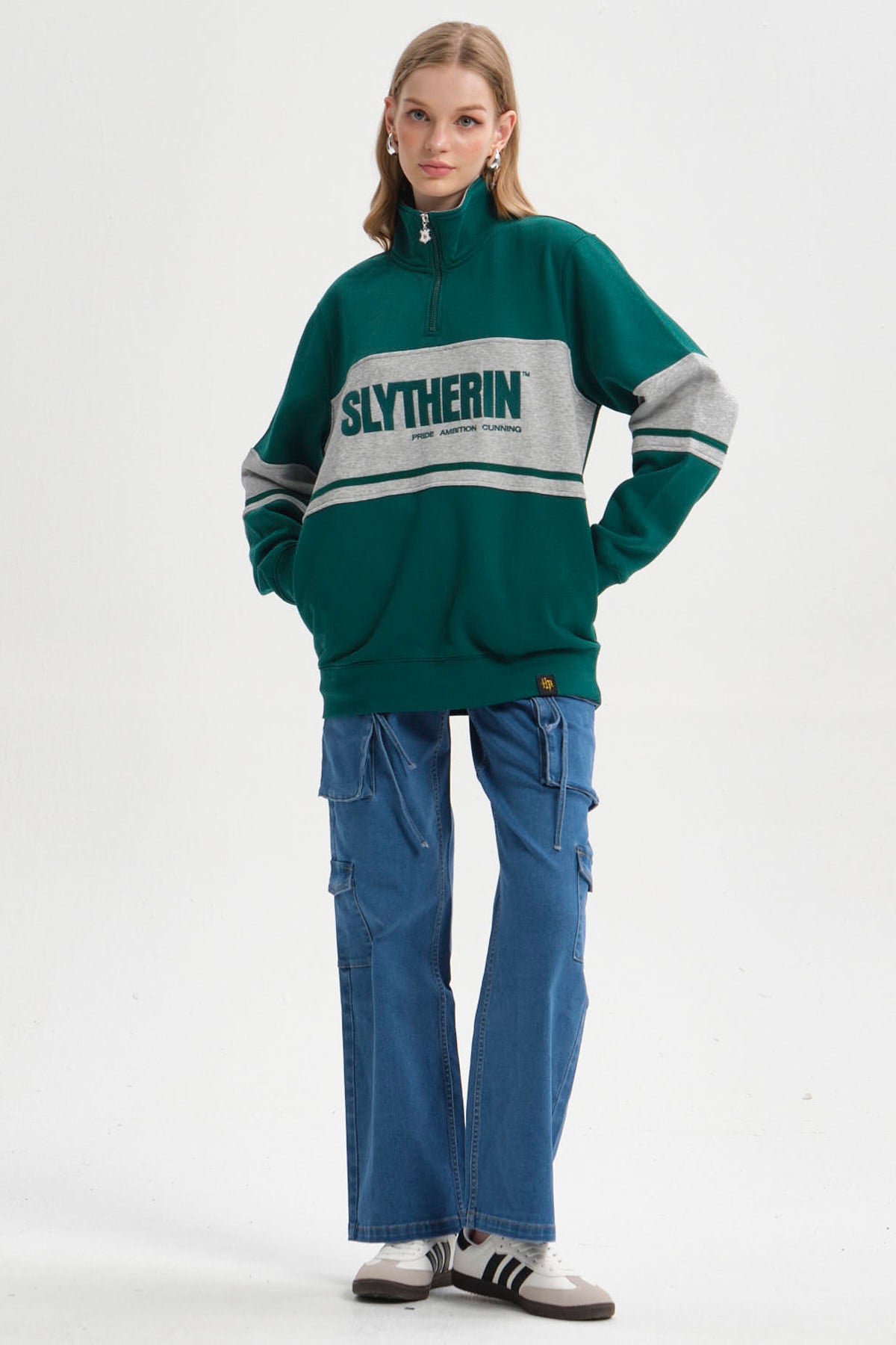 Polerón Harry Potter Slytherin Verde