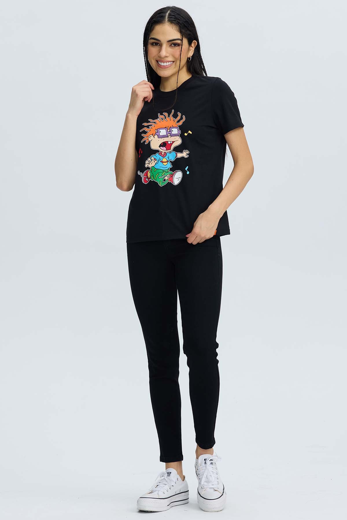 Polera Rugrats Carlitos Negra