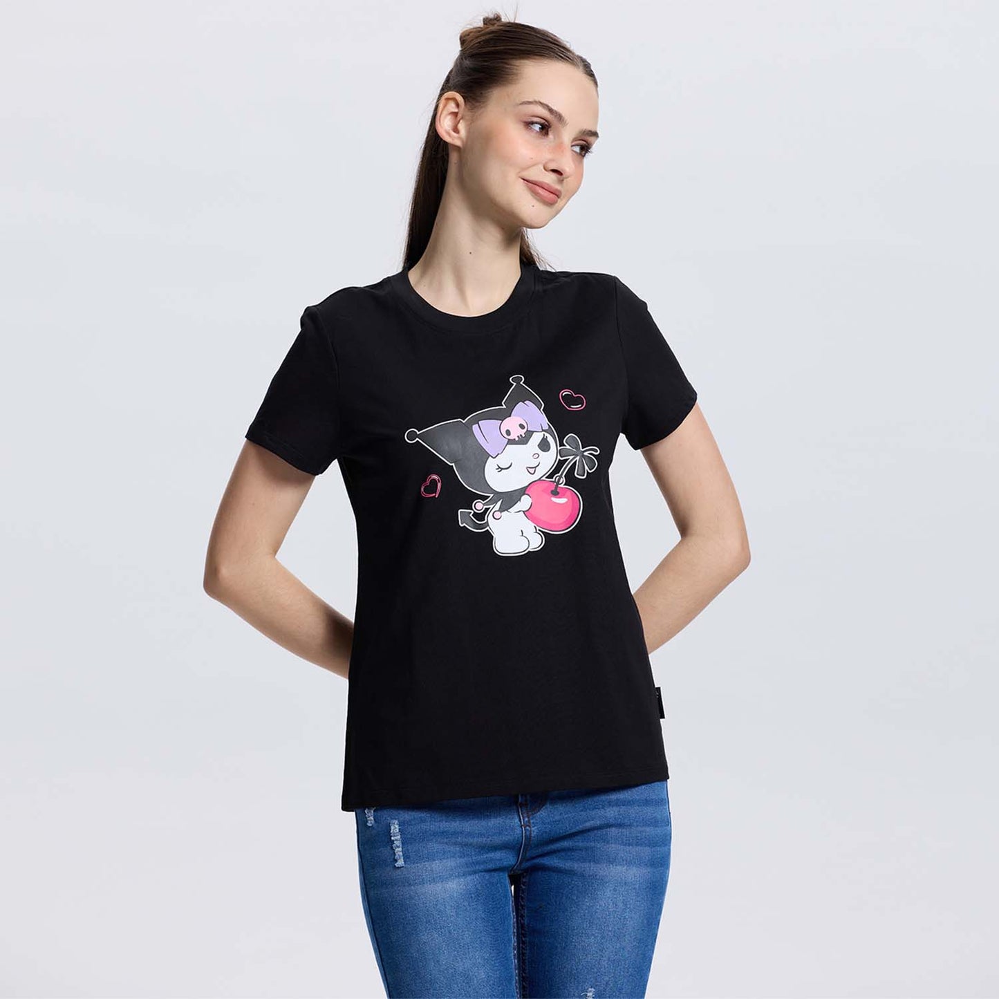 Polera Kuromi Negro