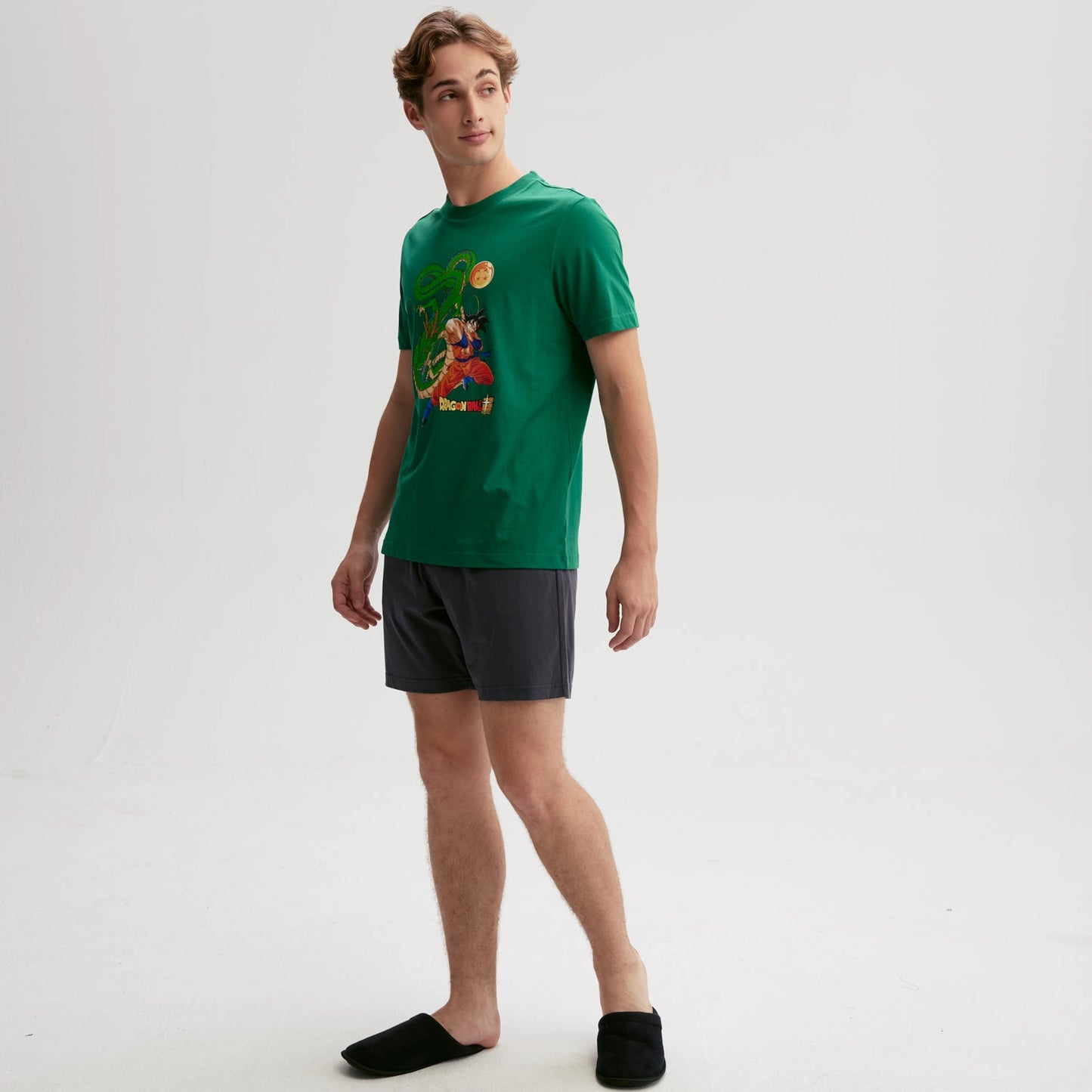 Pijama Dragon Ball Goku - Shenlong Verde y Negro