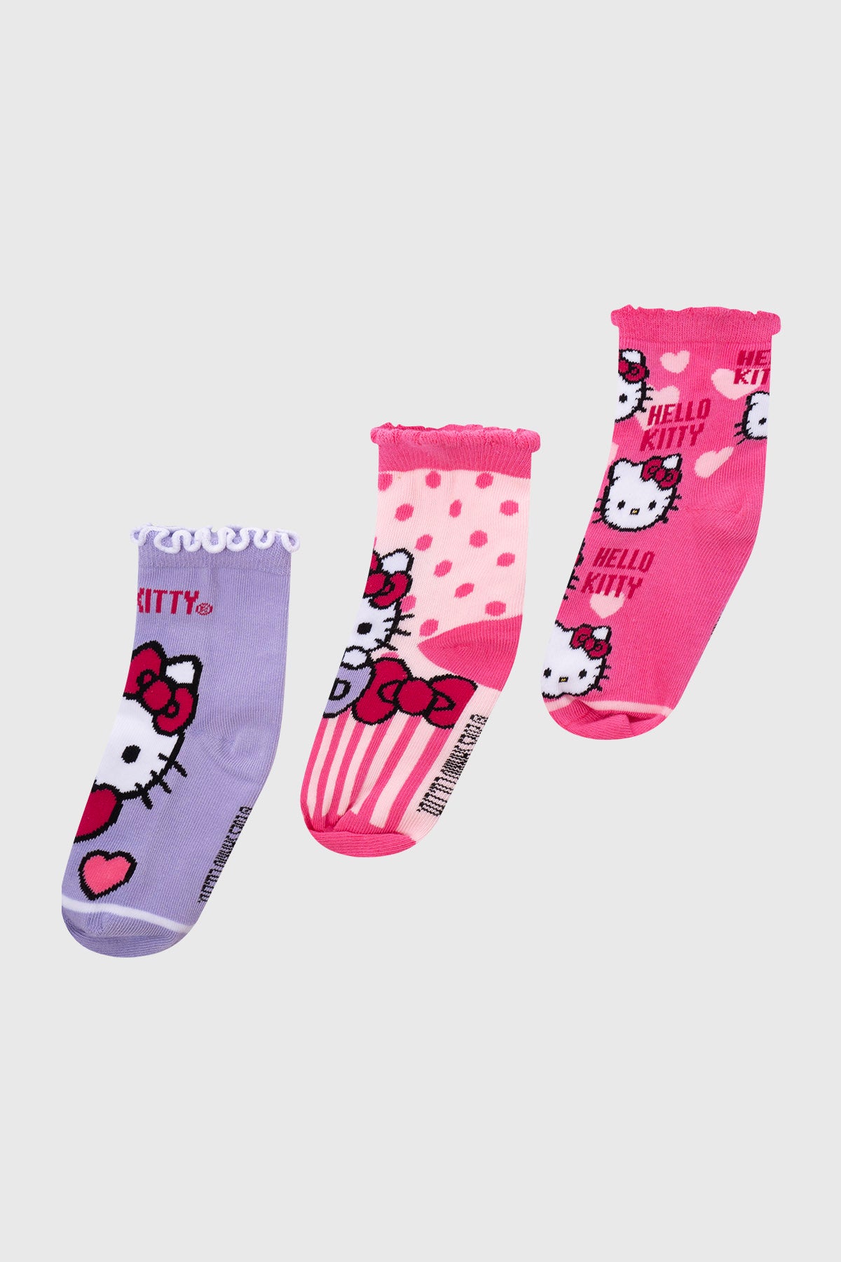 Calcetín Tripack Hello Kitty