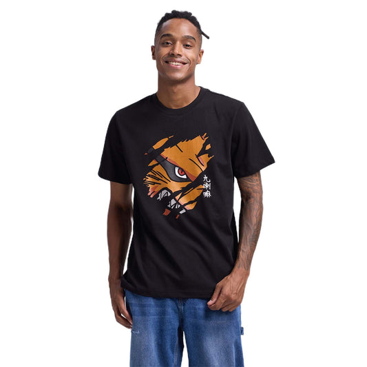 Polera Naruto Shippuden Negro
