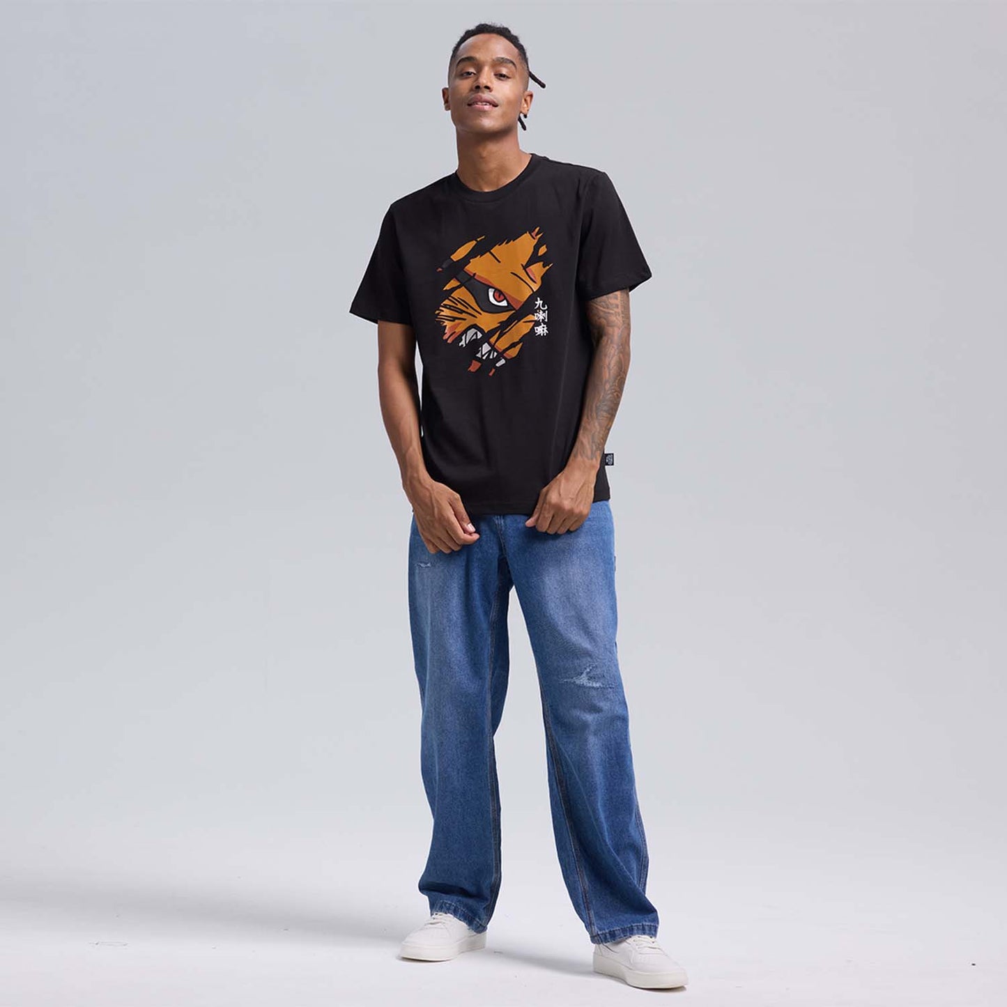 Polera Naruto Shippuden Negro