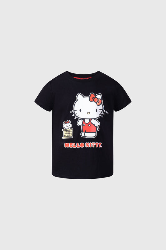 Polera Hello Kitty Negra