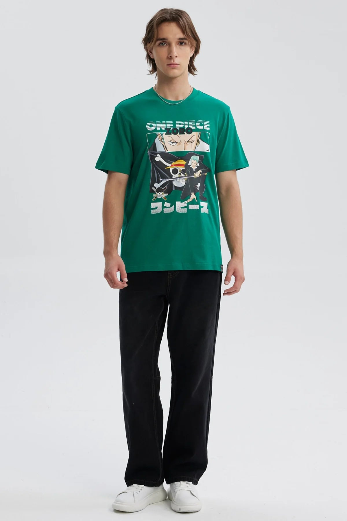 Polera One Piece Zoro Verde