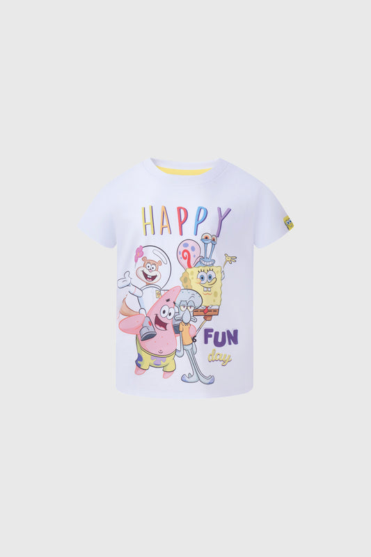 Polera Bob Esponja Blanca
