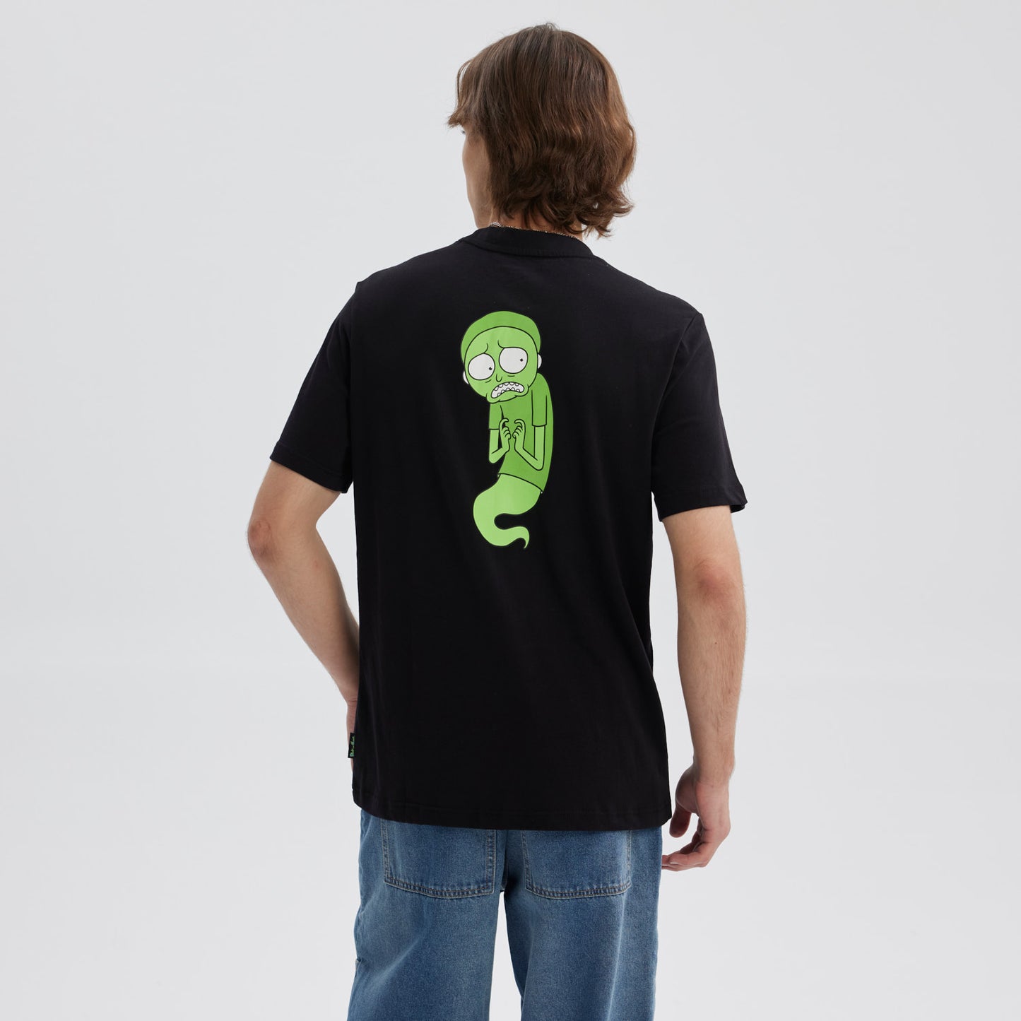 Polera Rick & Morty Negra