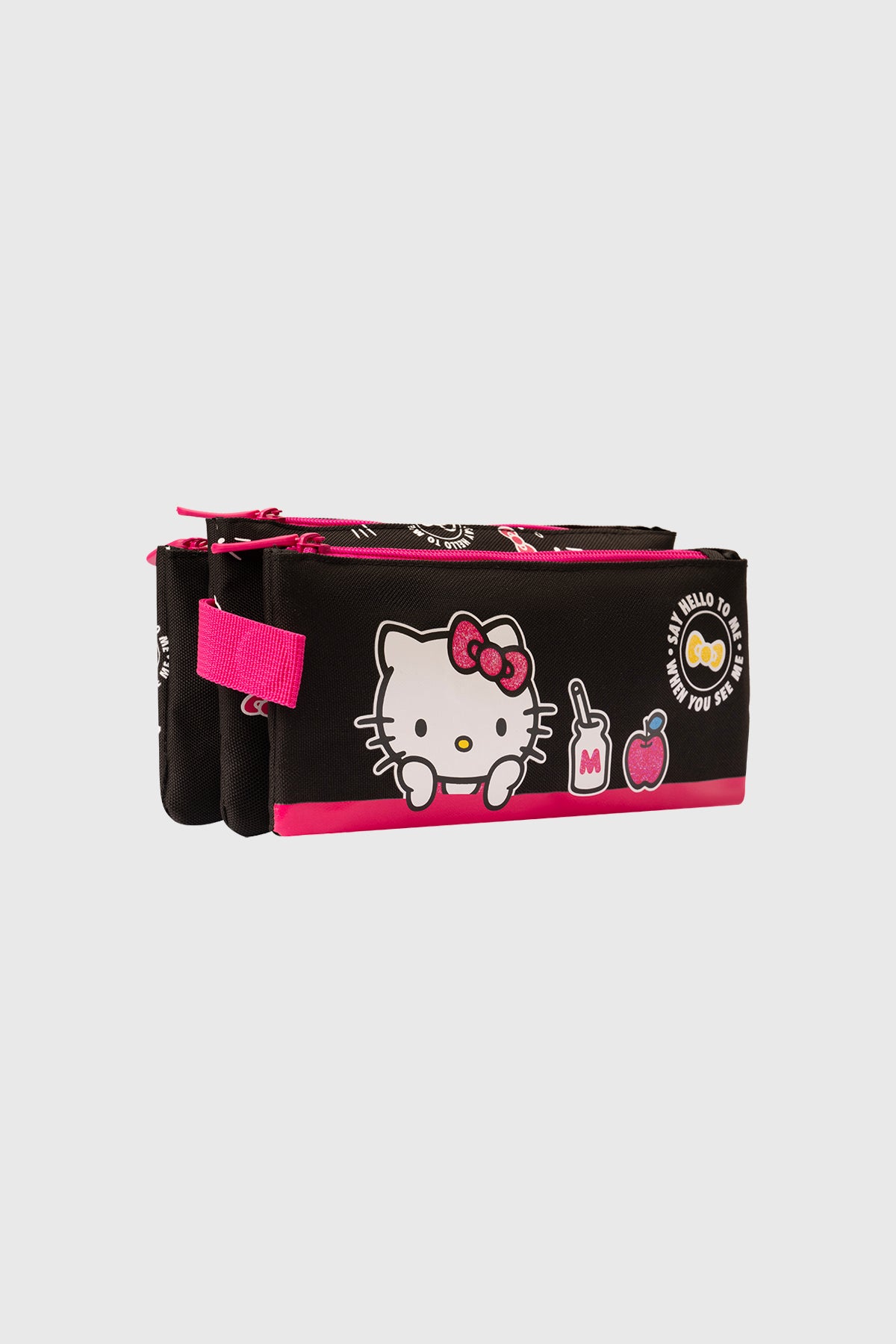 Estuche Hello Kitty Negro