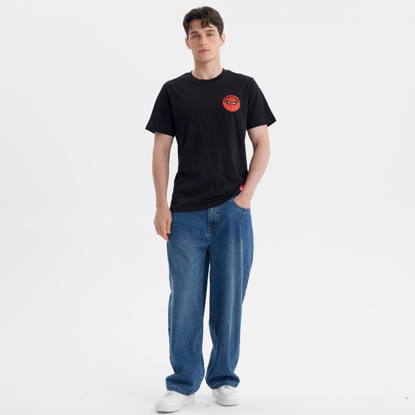 Polera Spider Man Negra