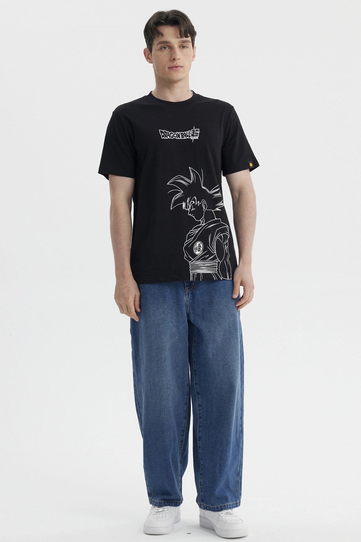 Polera Hombre Dragon Ball Negra