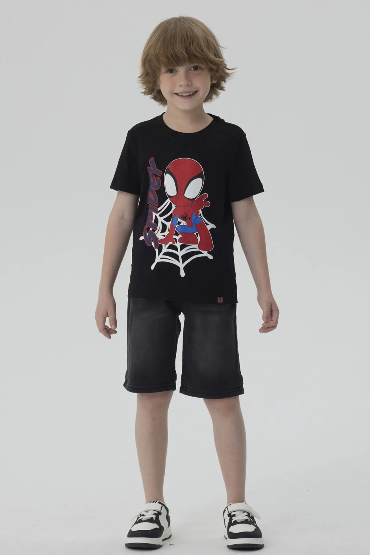 Polera Spidey Negra