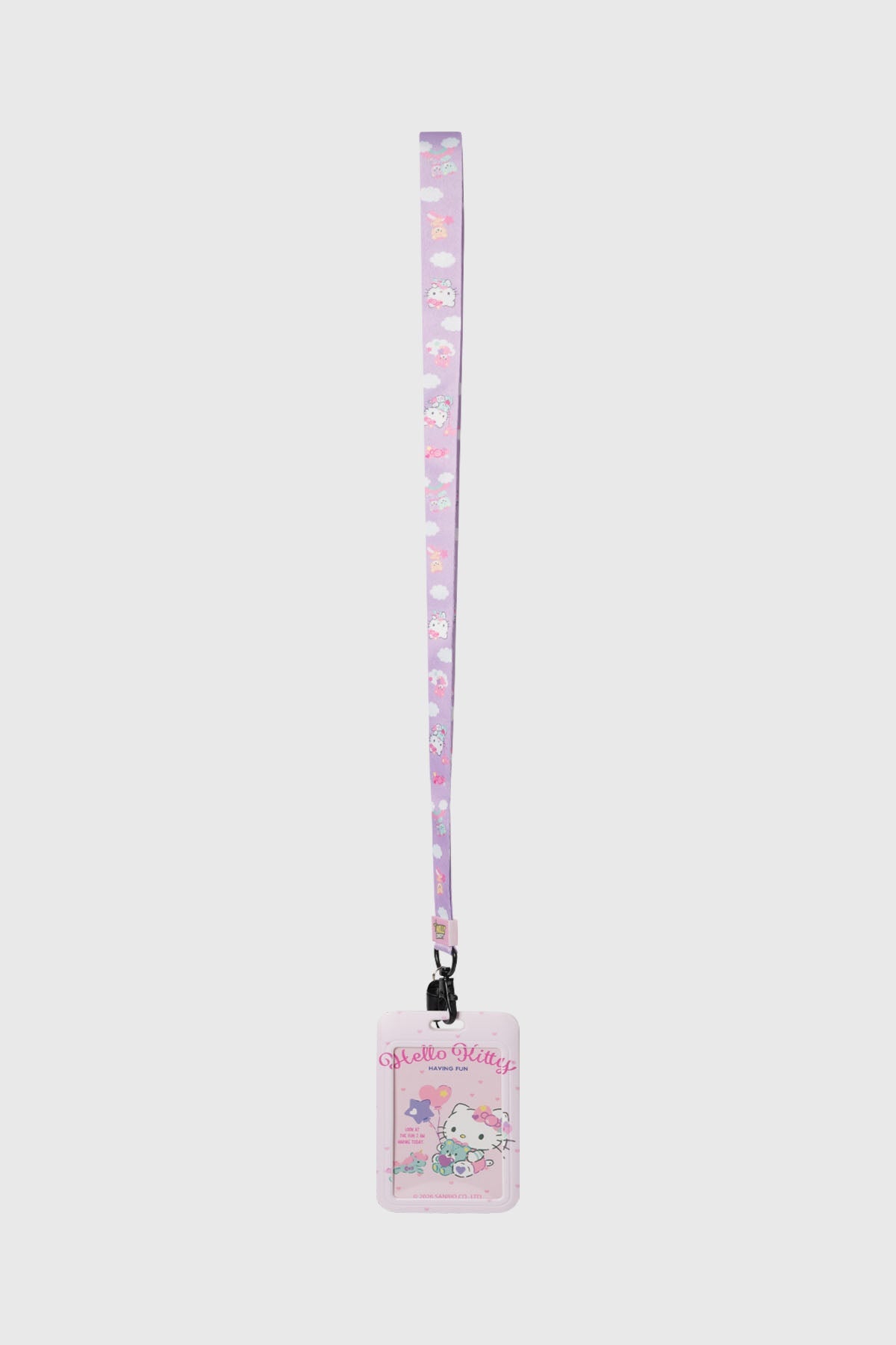 Lanyard Hello Kitty Palo Rosa